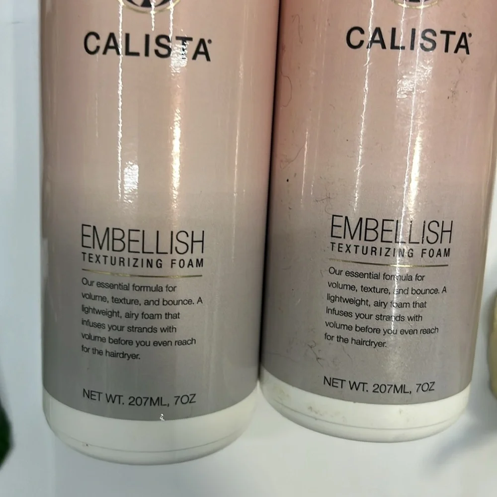 NEW Calista Embellish Texturizing Foam Bundle
